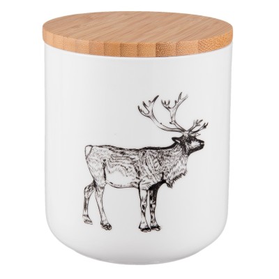 Pojemnik ceramiczny z jeleniem