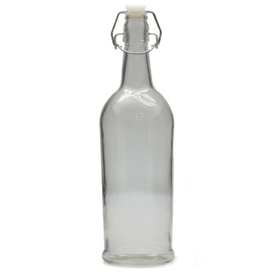 Arte Regal Szklana butelka na wodę z zapięciem mechanicznym ELEGANCE 1litr 44550