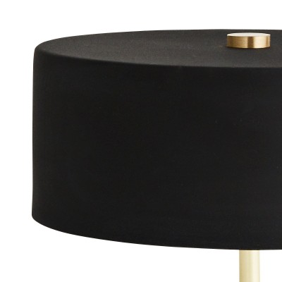 Lampa stołowa AVANT-GARDE marmurowa, mosiądz, czarna