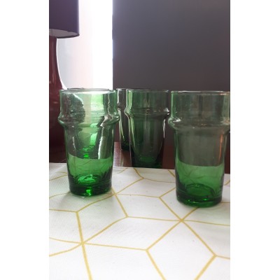 Szklanka zielona BELDI ze szkła z recyklingu