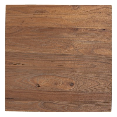 Clayre & Eef Stolik drewniany, metalowy 40 x 40 x 51 cm 63920