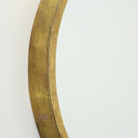 Lustro metalowe PRADO antyczne złoto 55 cm
