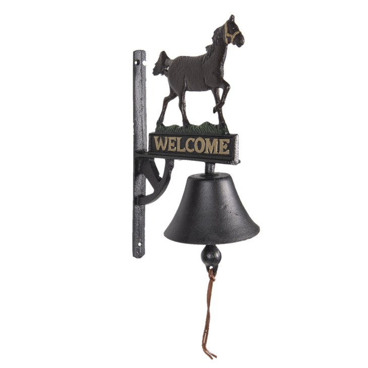 Dzwonek żeliwny z koniem BELL HORSE Clayre & Eef 6Y3293