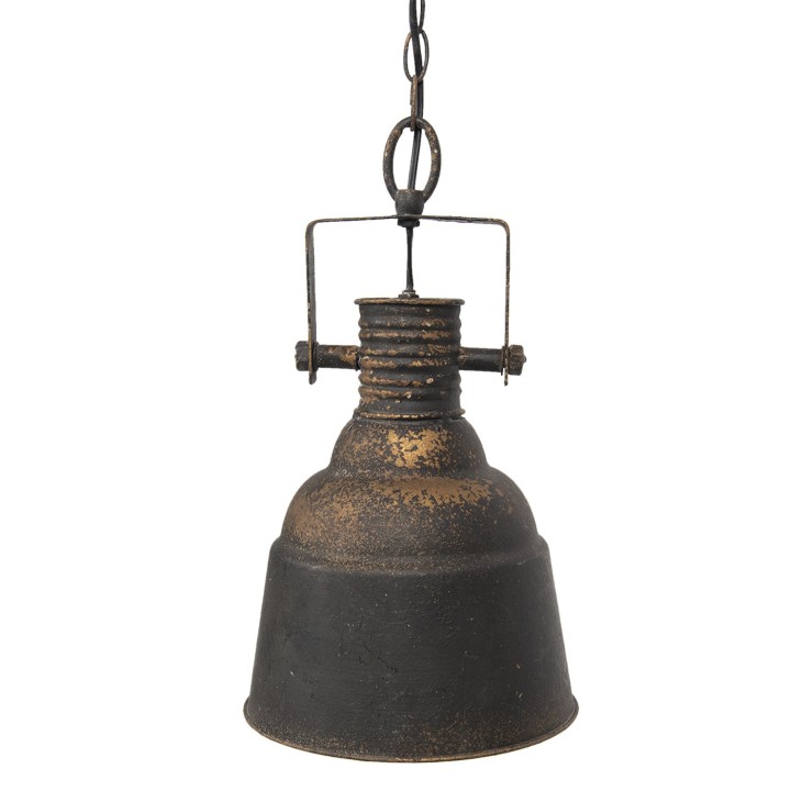 Lampa wisząca metalowa, postarzana, rustykalna BROWN Clayre & Eef 6LMP681