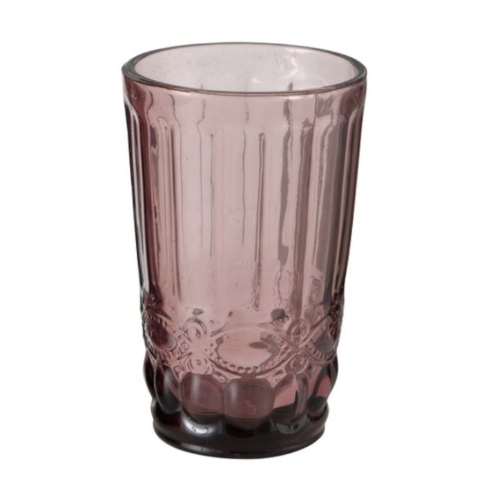 Szklanka z grubego szkła różowa AURORA 2 Boltze 1005612.2