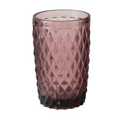 Szklanka z grubego szkła różowa AURORA 1
