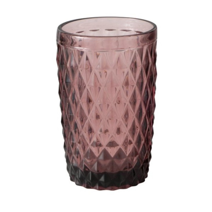 Szklanka z grubego szkła różowa AURORA 1 Boltze 1005612.1