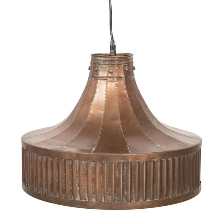 Lampa wisząca metalowa miedziana COPPER Clayre & Eef 6LMP614