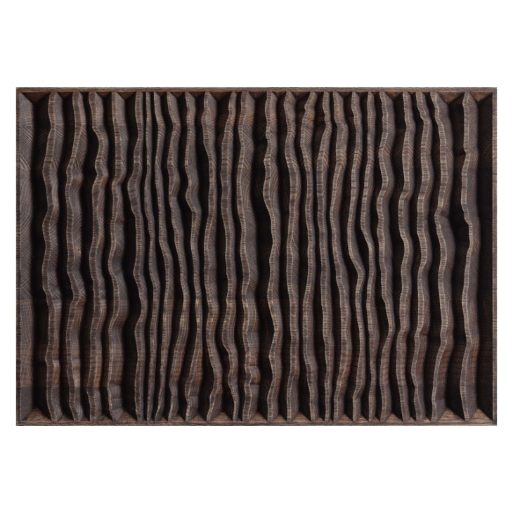 Panel dekoracyjny drewniany SOOTHING SEA, dębowy, 50cm x 35cm x 2.6cm NAVDESIGN SS01