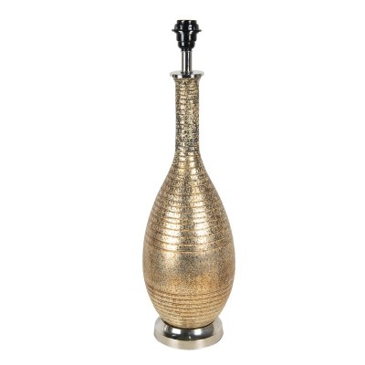 Clayre & Eef Lampa złota szklana MODERN, orientalna podstawa lampy 6LMP718