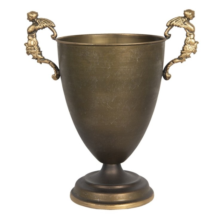 Puchar dekoracyjny kielich metalowy miedziany Clayre & Eef 6Y4212